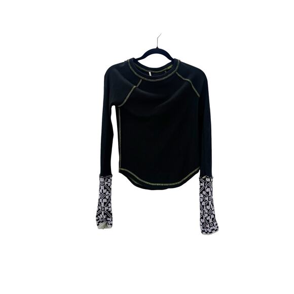Free People Women's Shes Reversible Cuff Top in Black at Nordstrom, Size M NWT - Picture 6 of 12